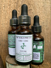 Load image into Gallery viewer, Organically Farmed in Western Maine - Full Spectrum 1200 MG CBD + CBG oil- with full panel test results for every batch made
