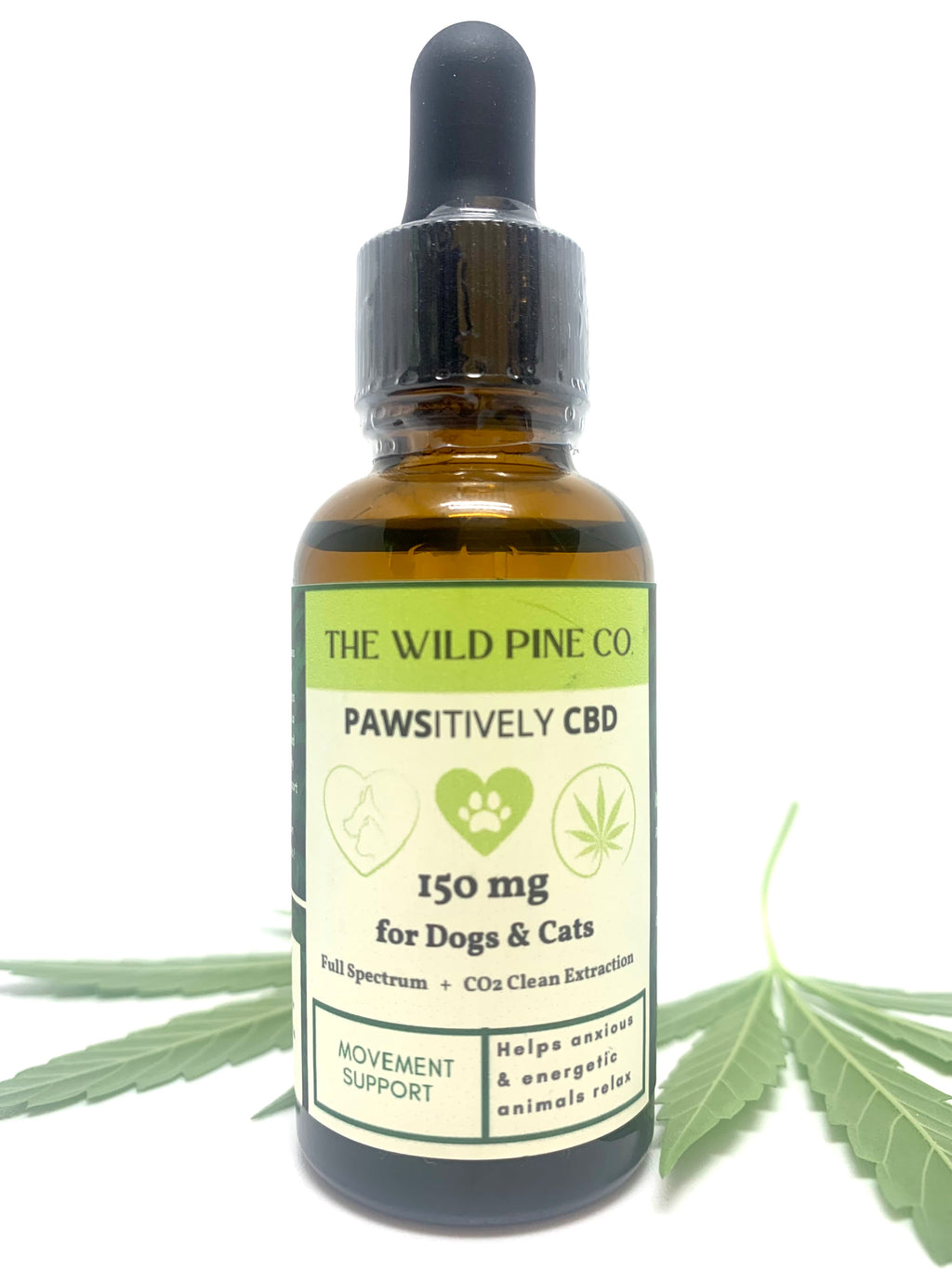 PAWSitively CBD for pets - full spectrum relaxation & movement support formula