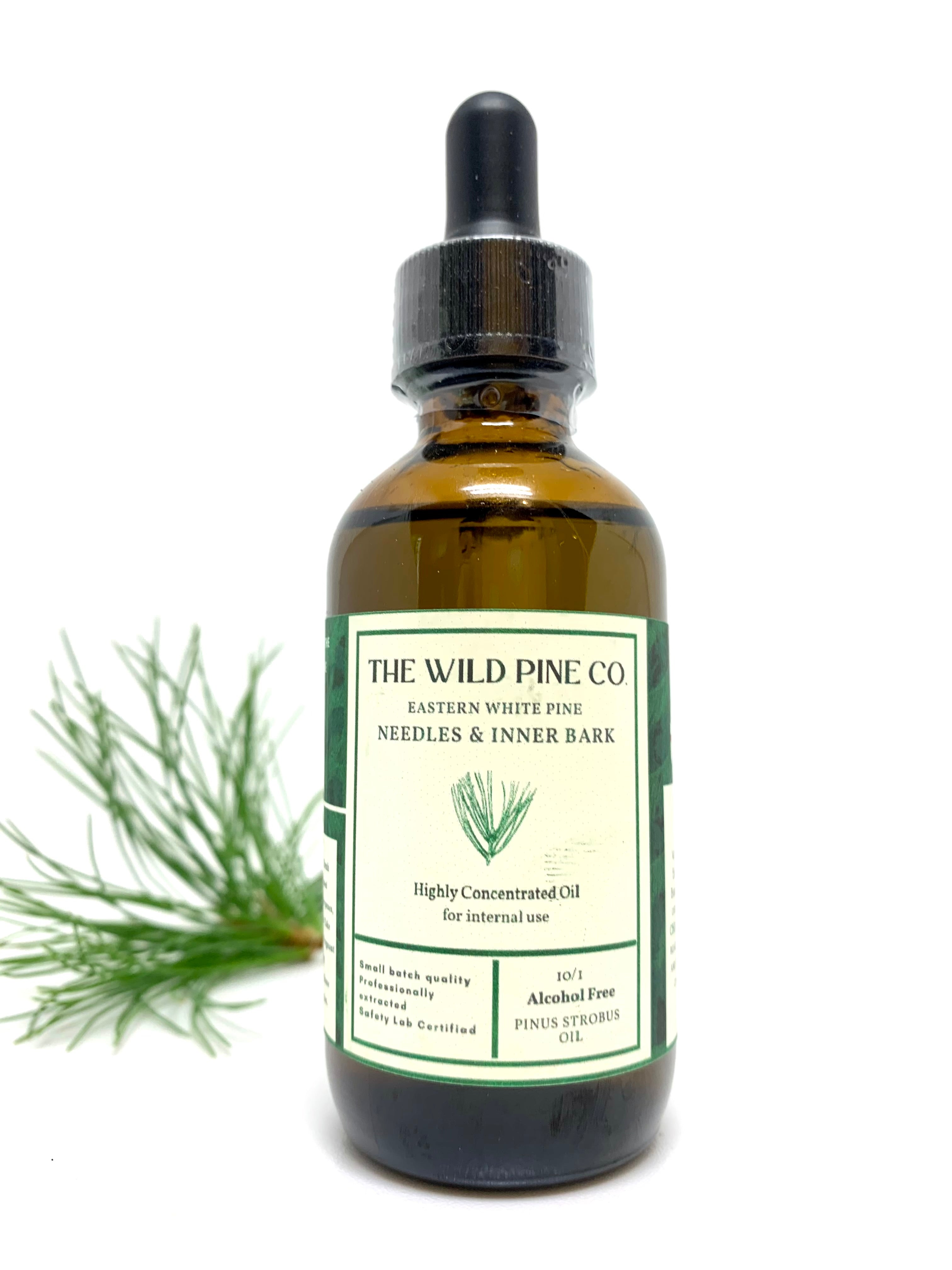 2 oz Highly concentrated (alcohol free) white pine oil  - 120 day supply