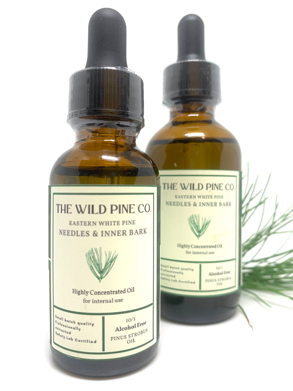 1 oz Highly concentrated white pine oil (alcohol free) - 60 day supply