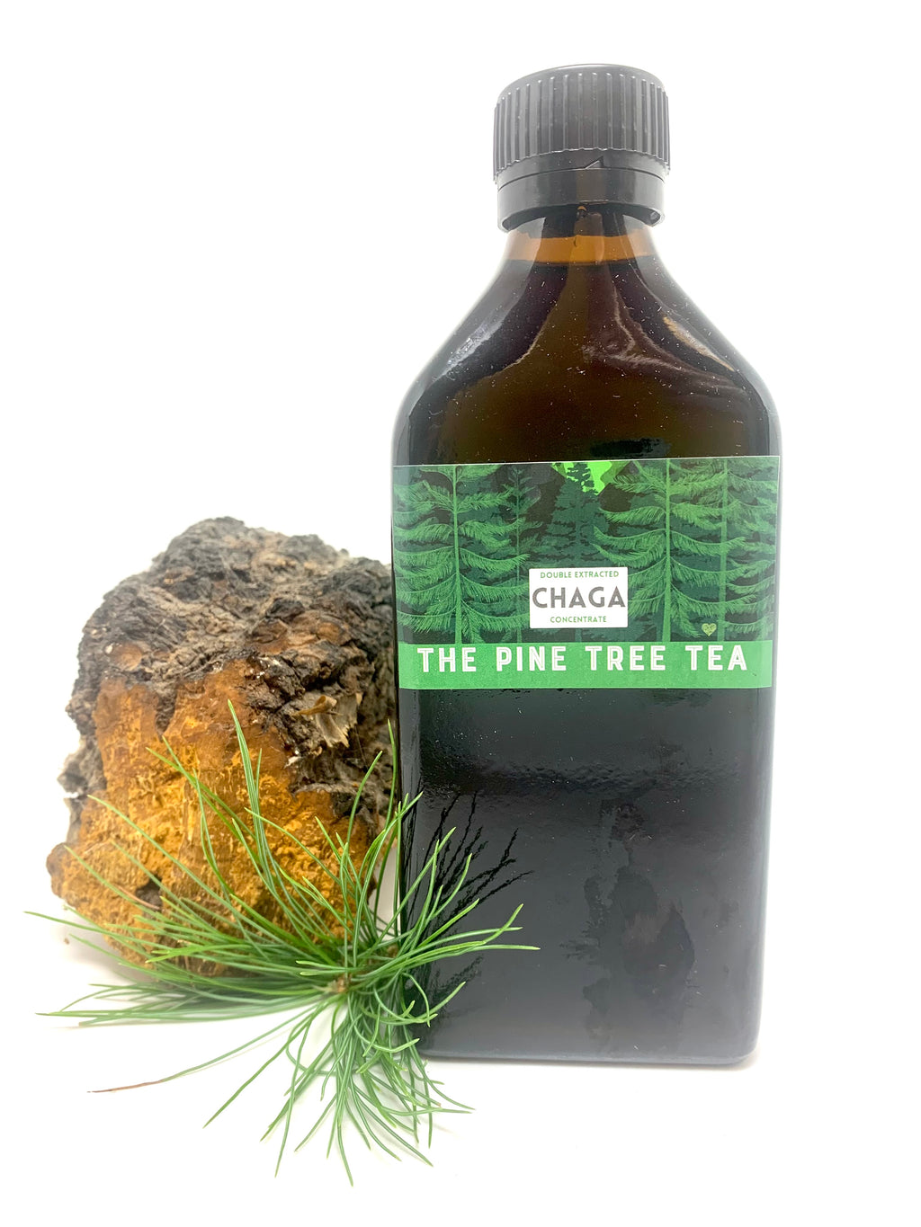 Wildcrafted double extracted Chaga Concentrate - XL 8.5 oz