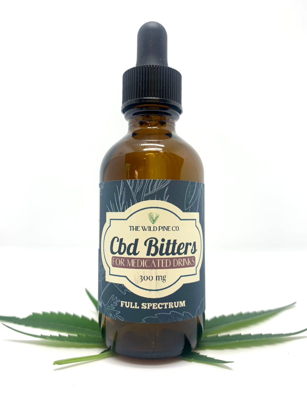 Full Spectrum CBD Bitters - 300 MG water soluble for cocktails mocktails & more