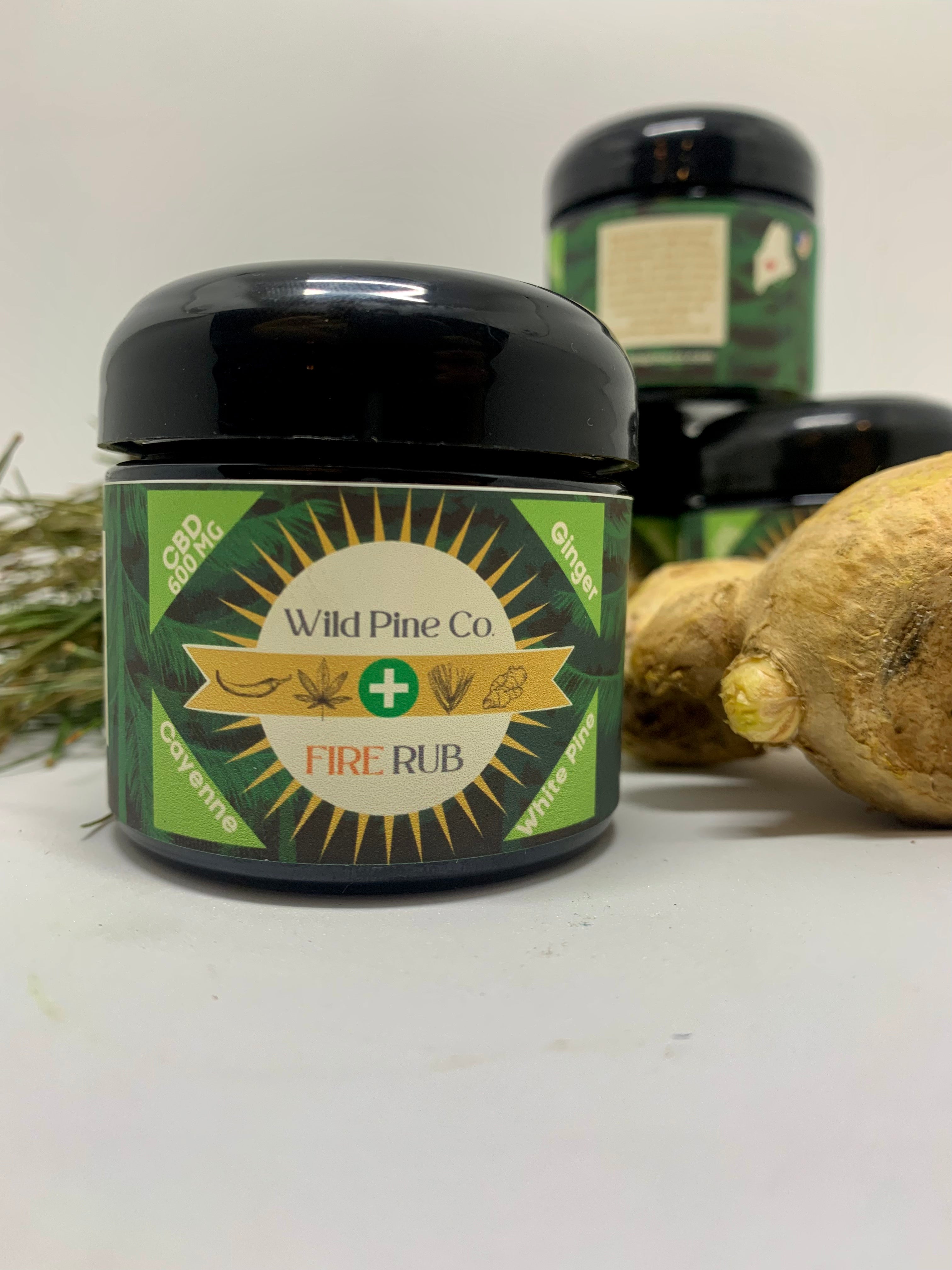 Fire Rub - 600mg CBD + White Pine + Ginger & Cayenne